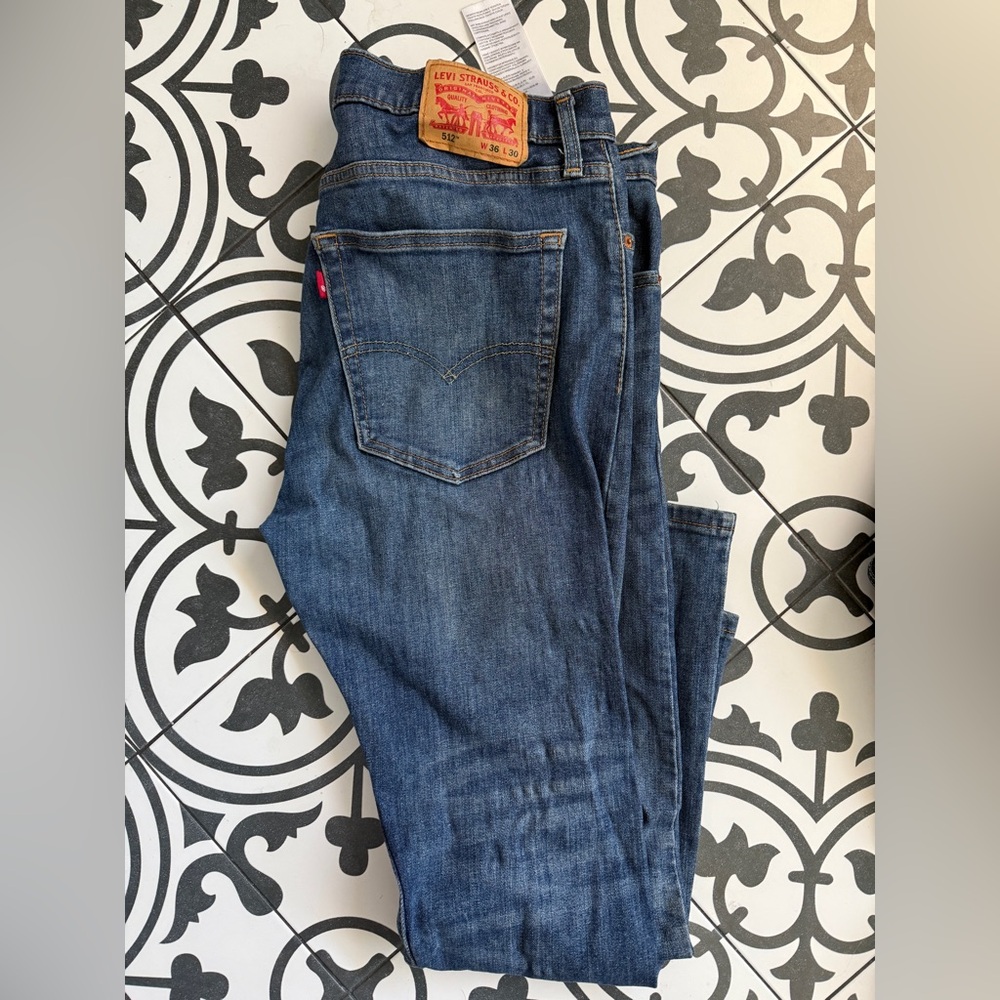 Levi's Men's 512 Dark Blue Jeans